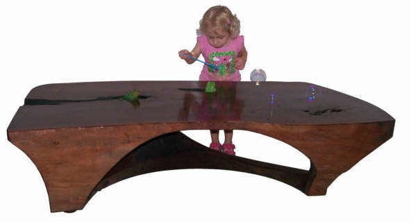 Emerald Beach cartoon styled coffee table studio